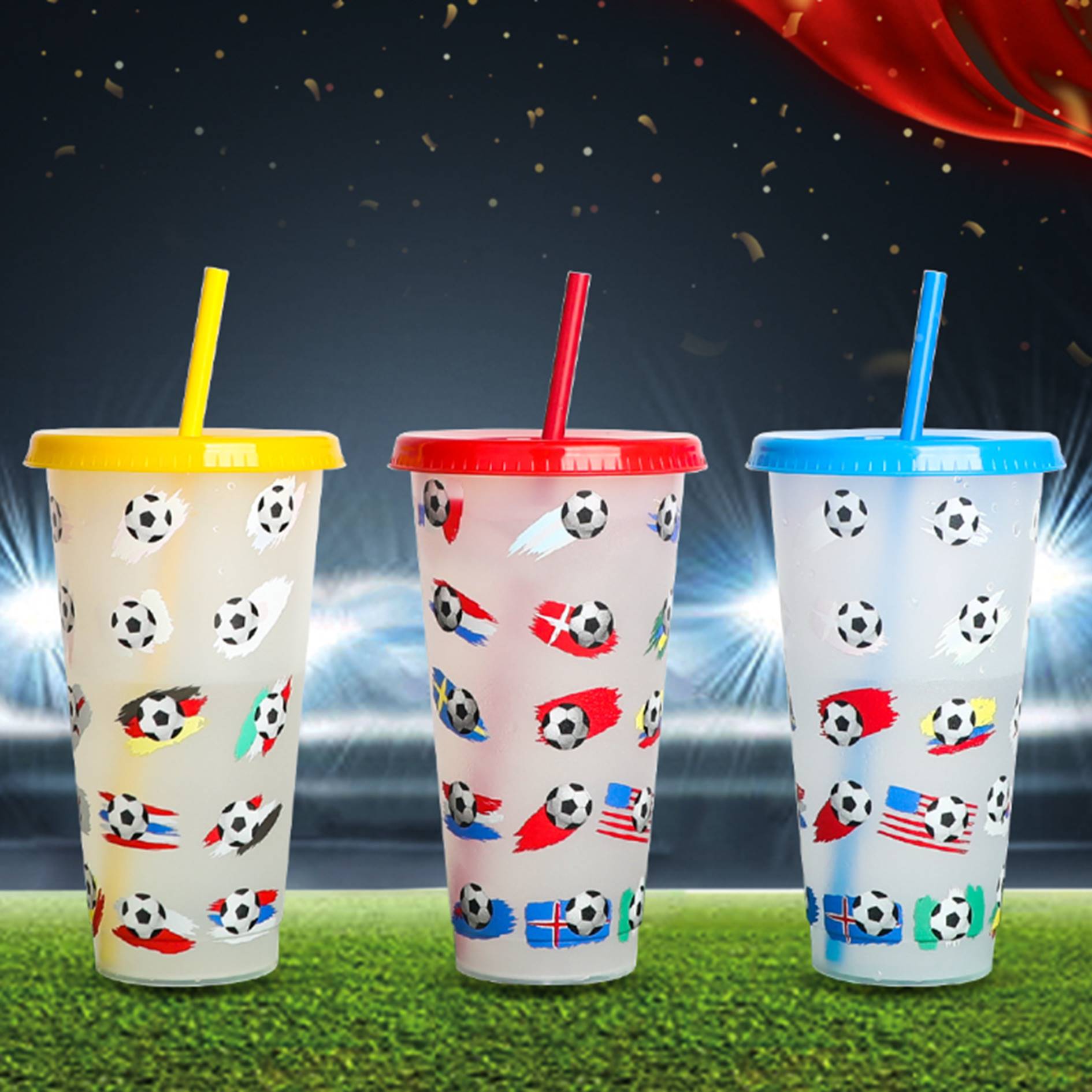 27 Oz. Color Change Stadium Straw Tumbler 4