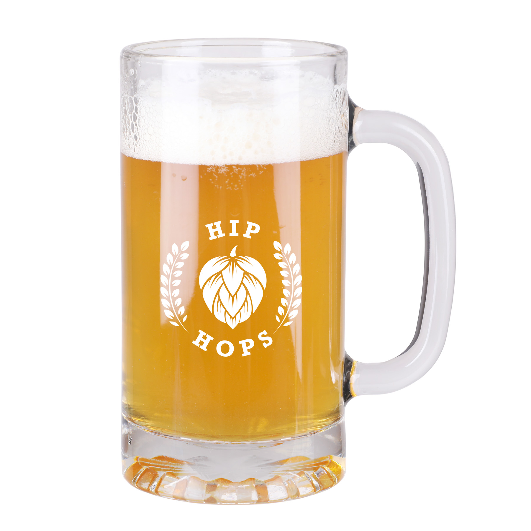 16 oz Libbey Glass Beer Mug 3