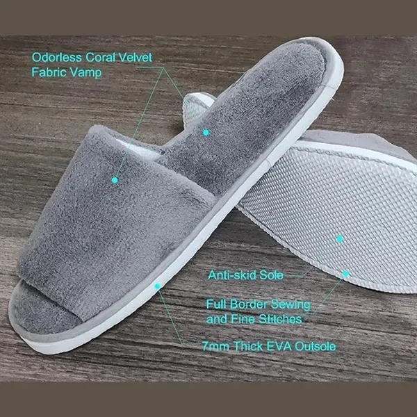 Cozy Velvet Slippers - Thick Non-Slip Design 6