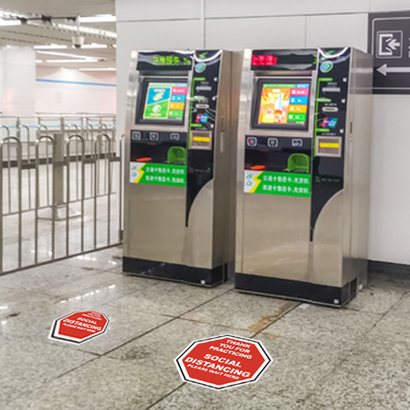 Removable Directional Tape For Shopping Mall And School 1