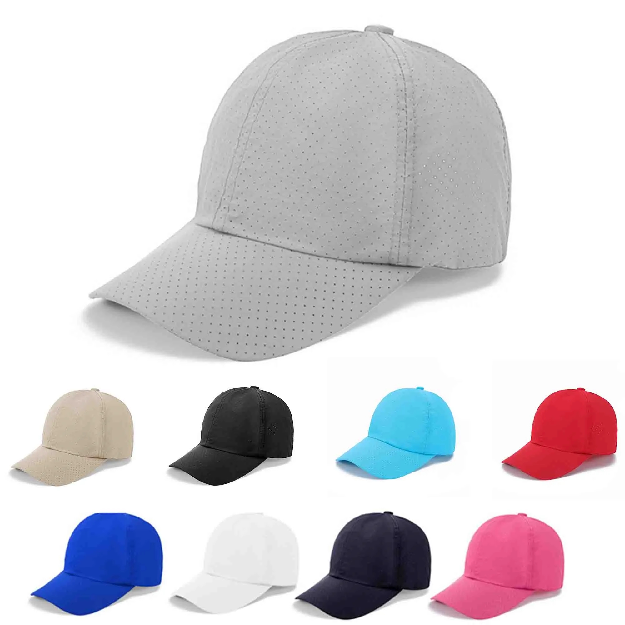 Mesh Baseball Cap Breathable Full Hat Trucker Quick Dry 2