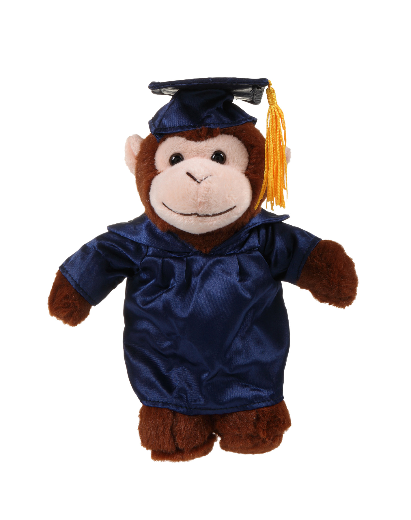 Soft Plush Monkey in Graduation Cap & Gown Stuffed Animal 3