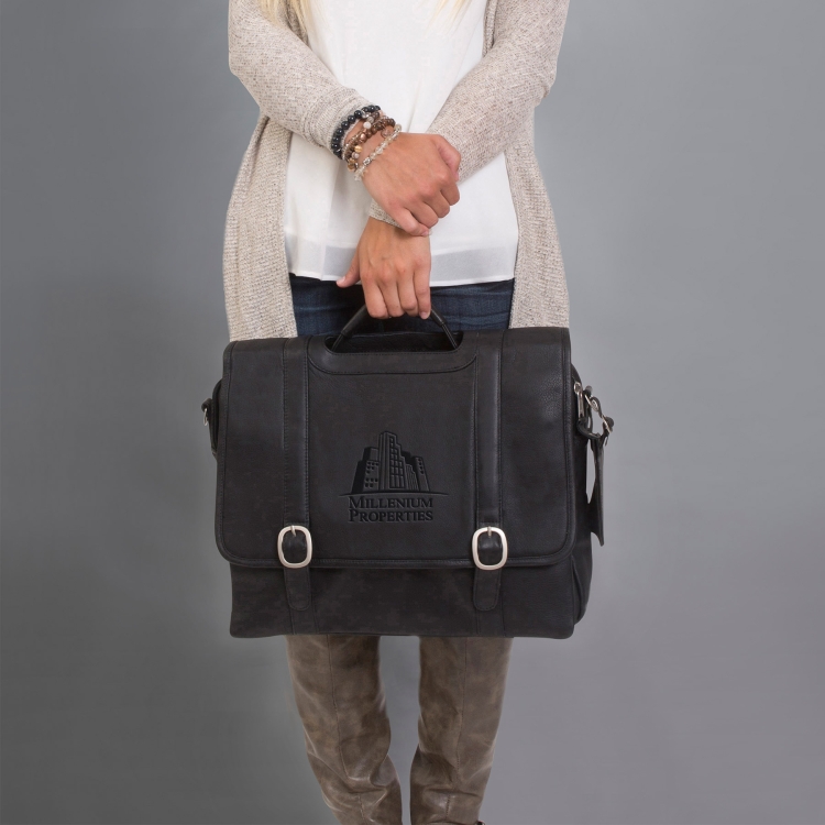 Willow Rock Leather Computer Briefcase 4