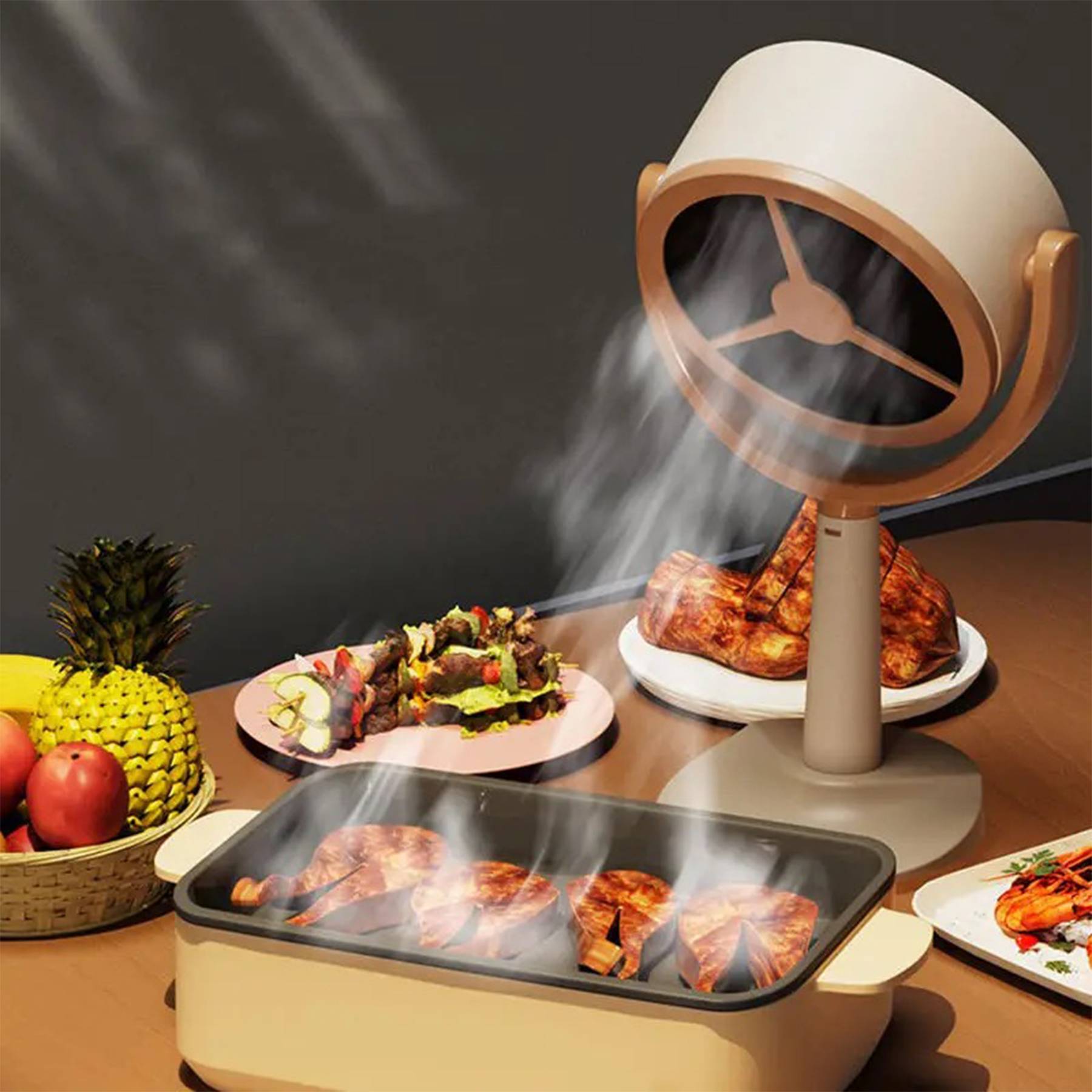 Small desktop range hood 2