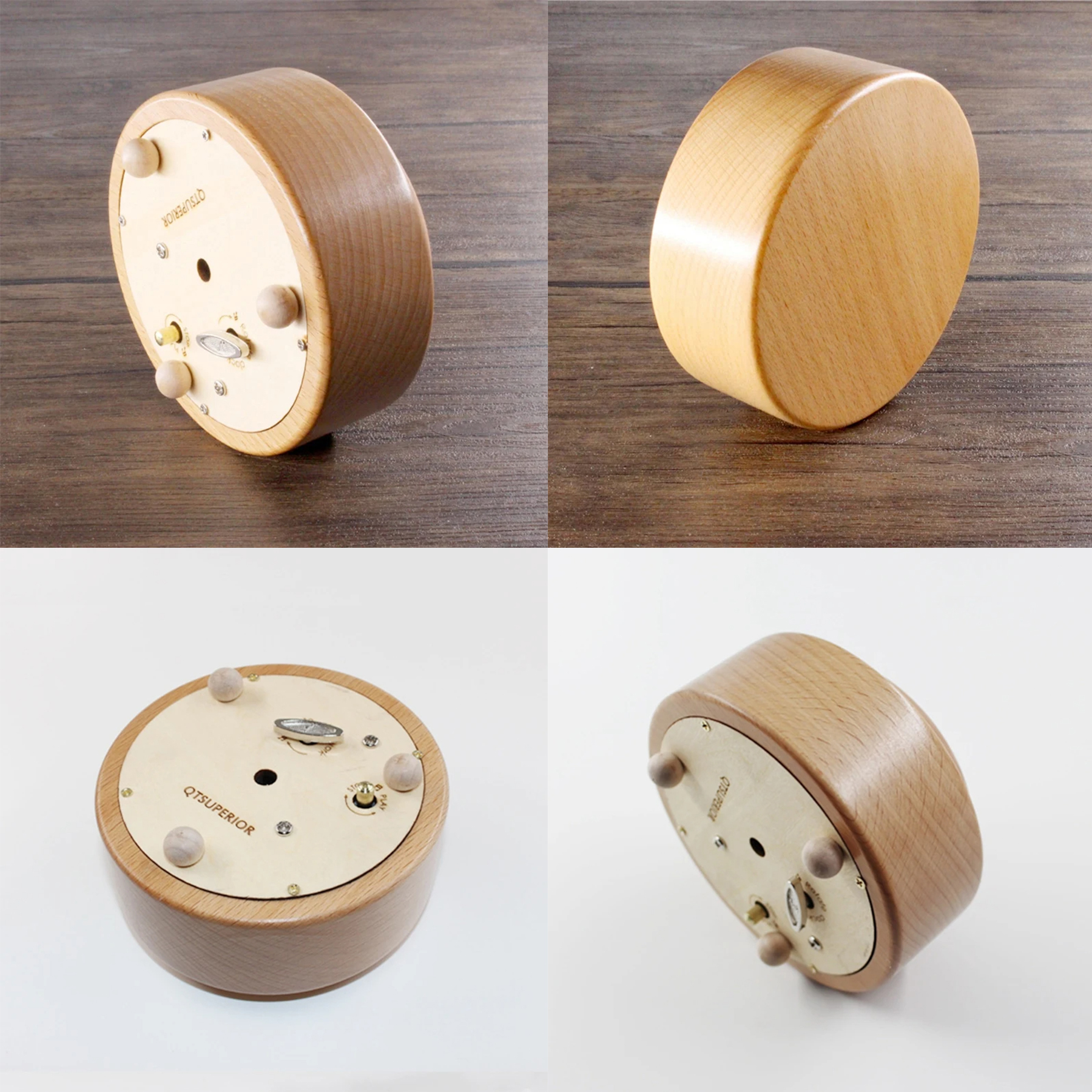 Wooden Rotating Music Box 3