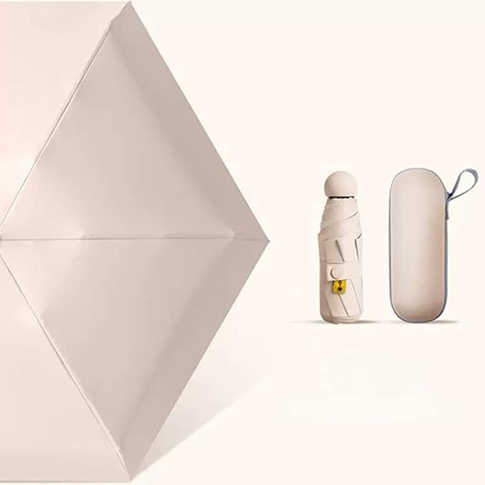 Vinyl six fracture laminated sun umbrella with storage box 1