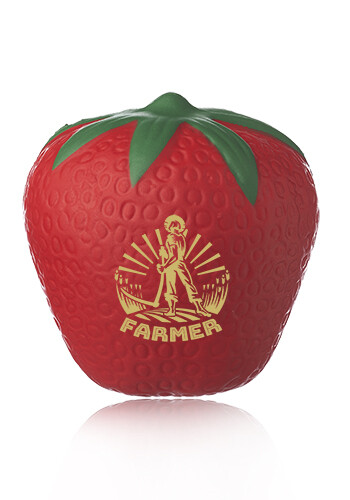 Strawberry Shaped Stress Balls