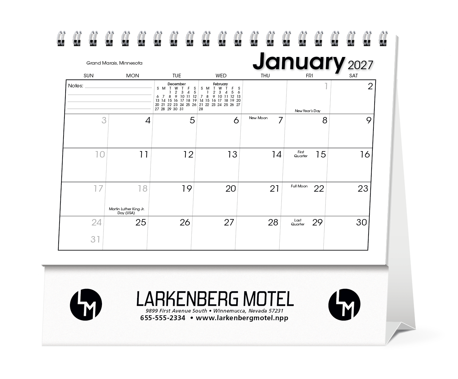 Triumph® Calendars Scenic Moments Large Desk Calendar 16