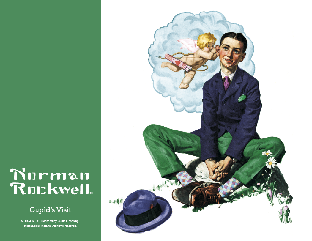 HotLine® Products Norman Rockwell Appointment Calendar - Spiral 31