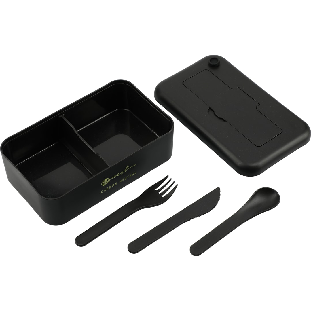 Bamboo Fiber Lunch Box with Utensils 86