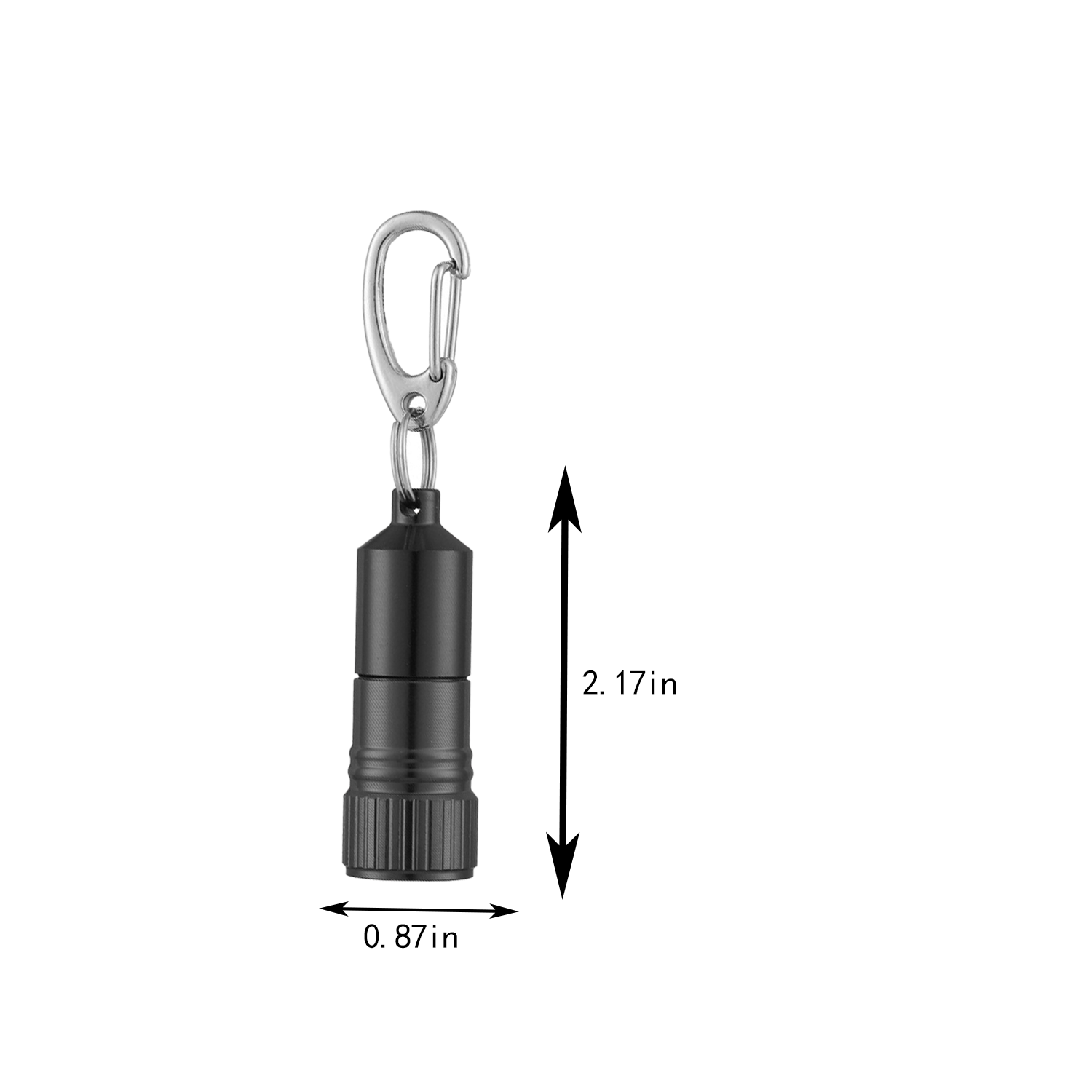 Mini LED Flashlight Keychain—Portable & Aluminum 10