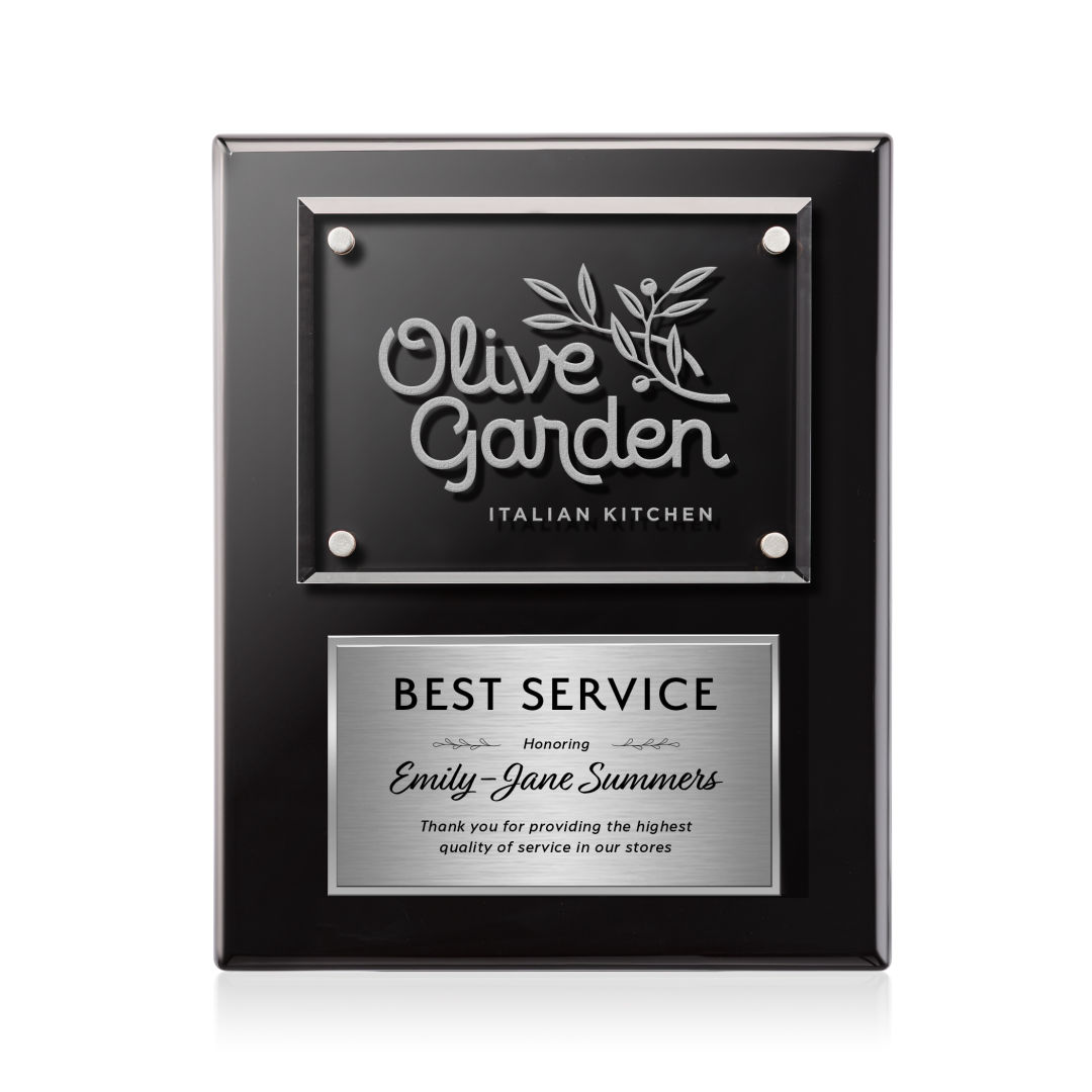 Gossamer Plaque - Black/Silver 4