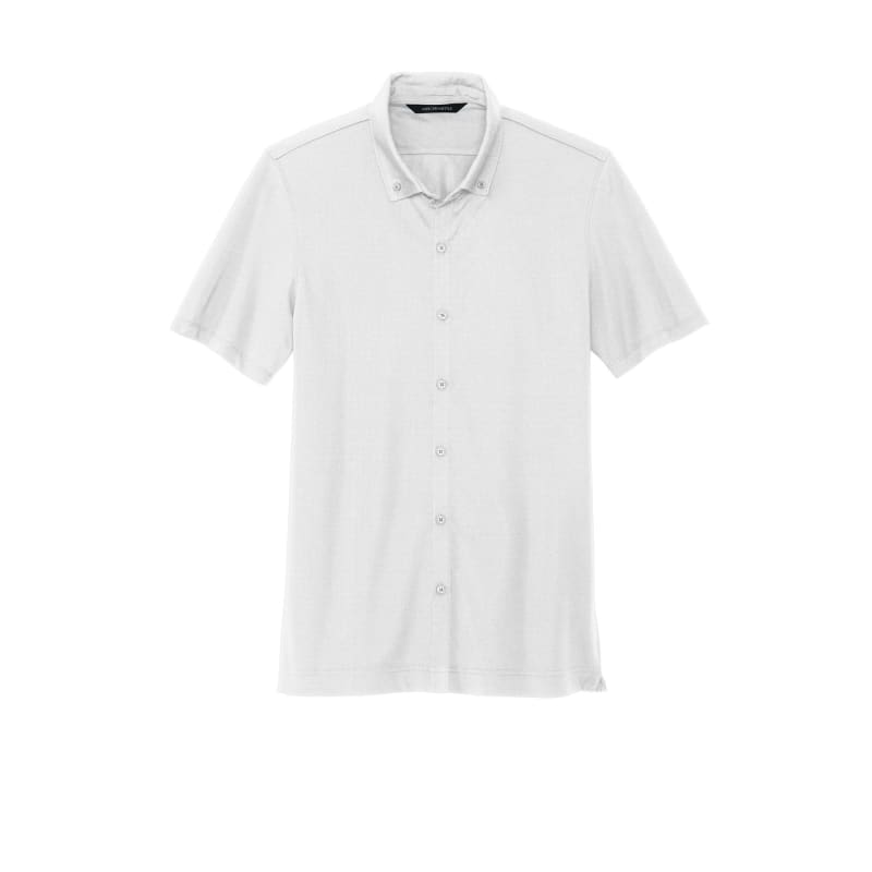 Mercer+Mettle Stretch Pique Full-Button Polo 13