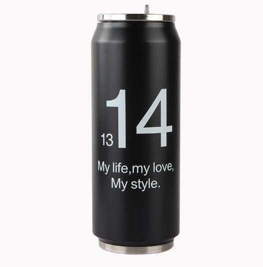 Stainless Steel Can Shape Cup--18 oz 6