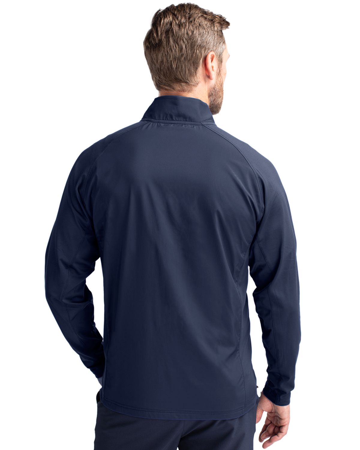 Cutter & Buck Adapt Recycled Soft Knit Stretch Mens Hybrid Full Zip Jacket 10