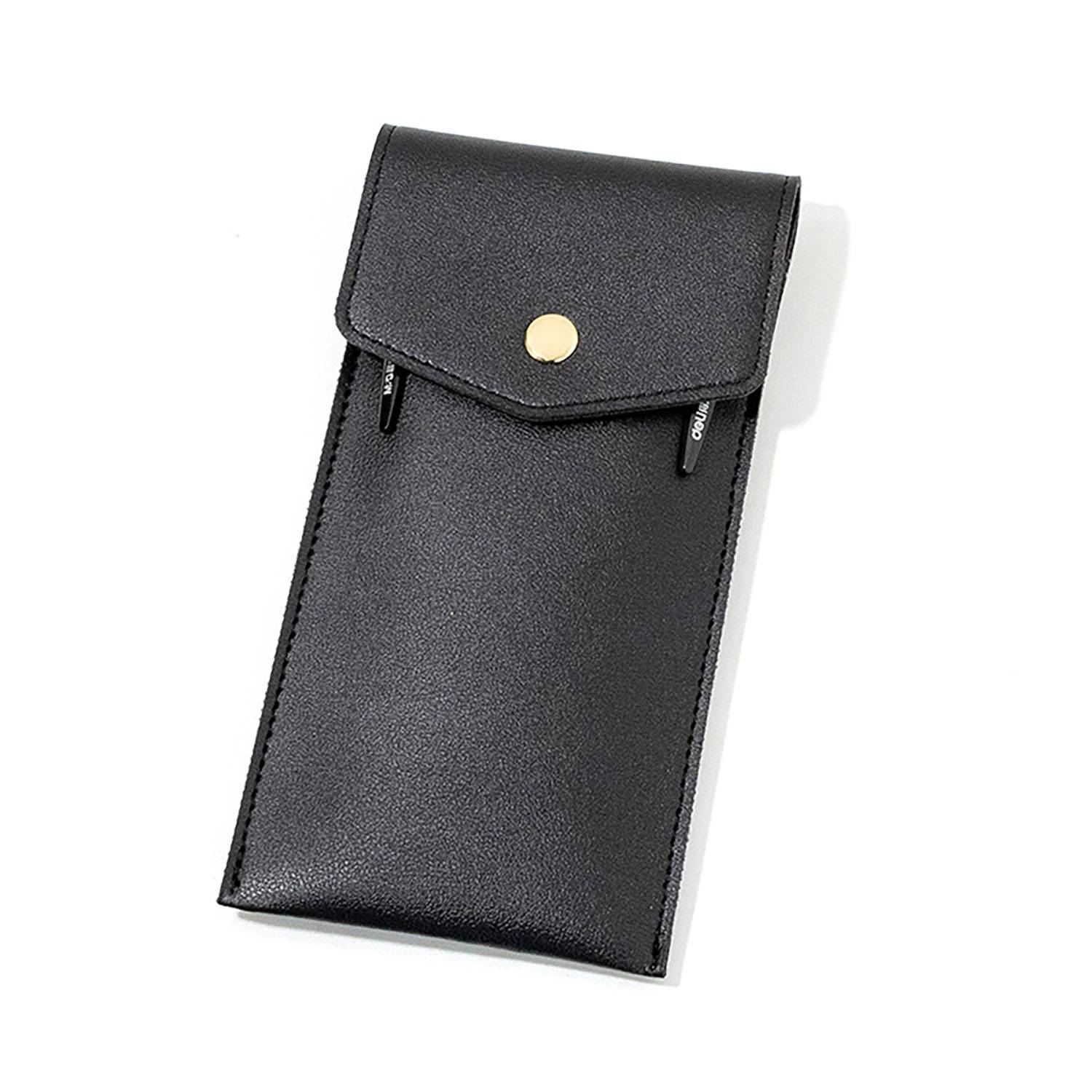 Large Capacity PU Leather Storage Bag Pencil Case 7