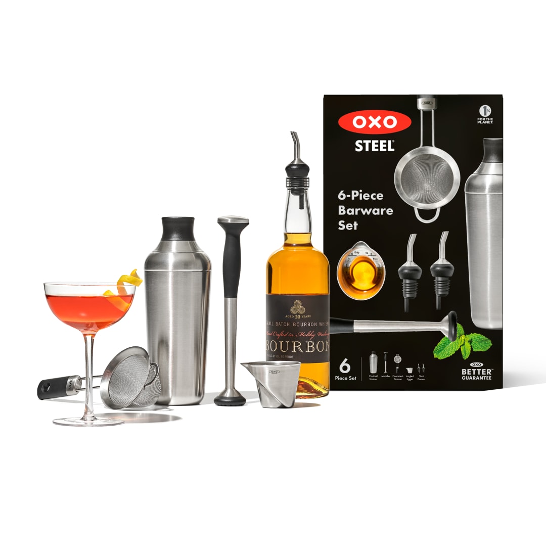 OXO Steel 6-piece Barware Set 51