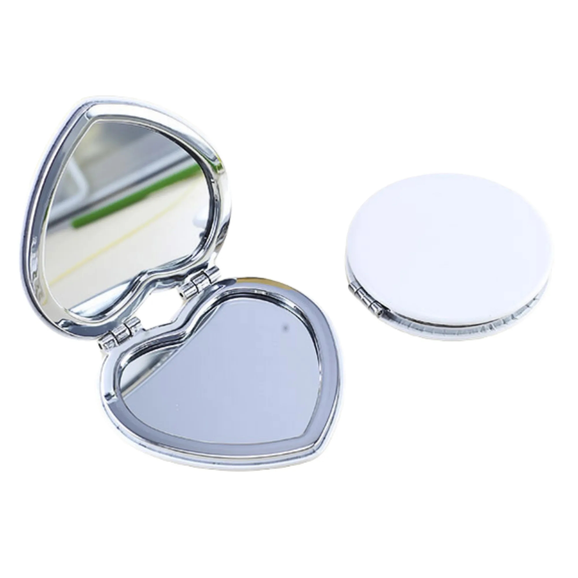 PU Leather Portable Folding Double-Sided Makeup Mirror 7