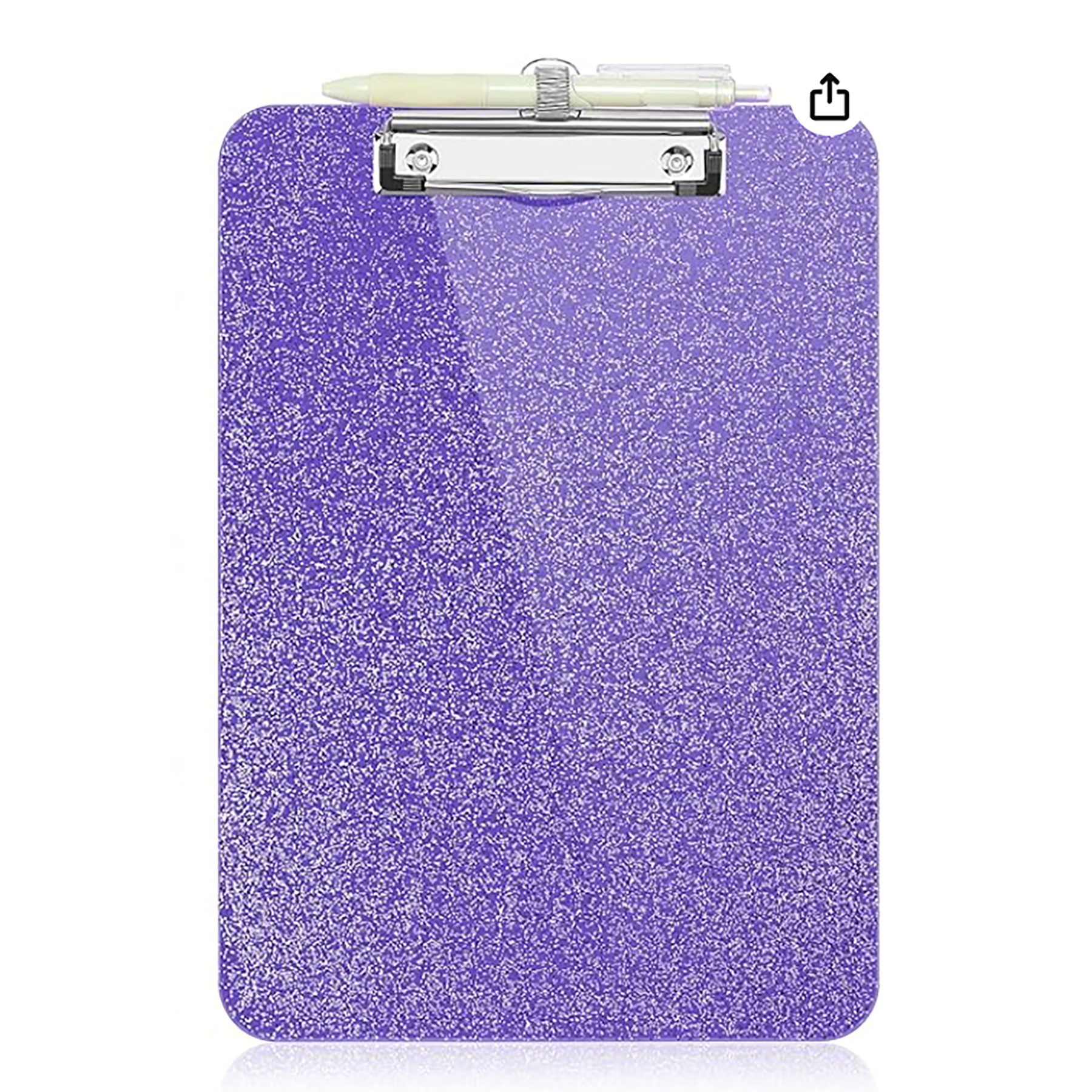 Clear Glitter Clipboards 6