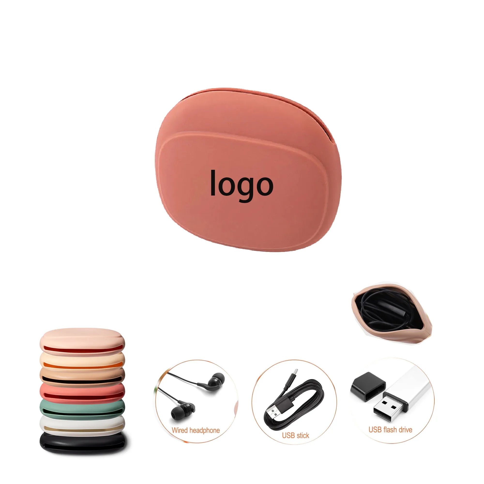 Silicone Headphone organizer 2