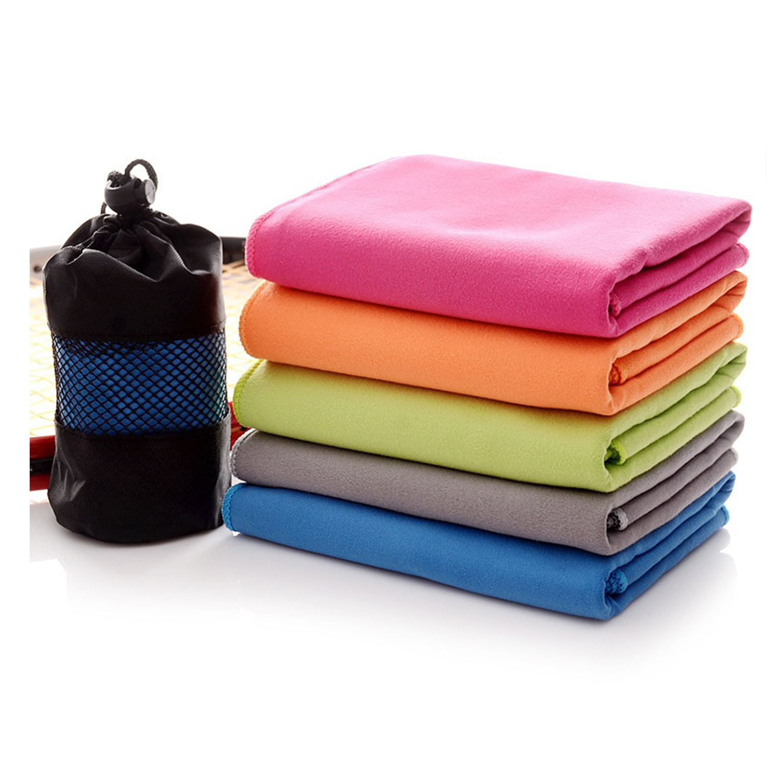 own logo microfiber anti bacterial Quick Dry gym Sport Towel 13
