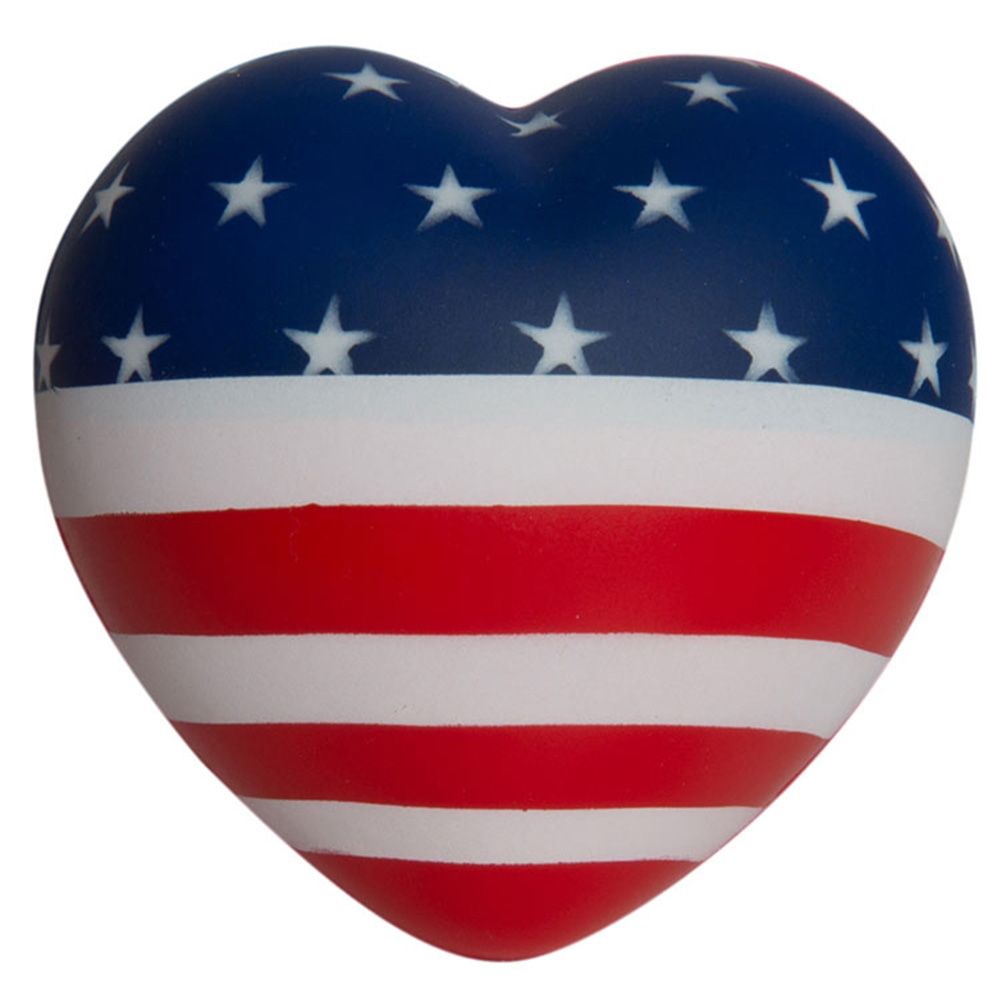 American Flag Heart Stress Reliever 5