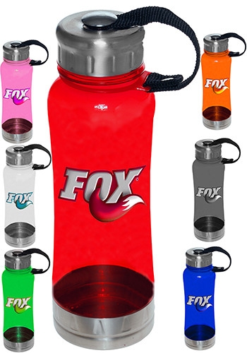 23 oz PolyStar Delux Water Plastic Sports Bottle 2
