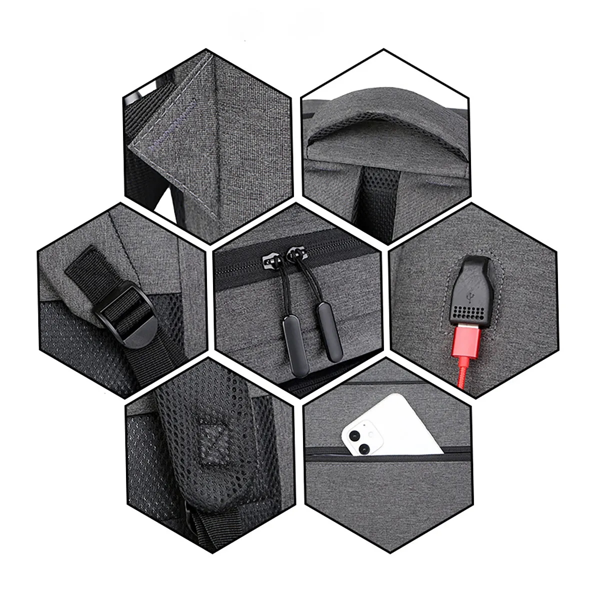 15.6-Inch Laptop Travel Backpack With Usb Charging Port 2