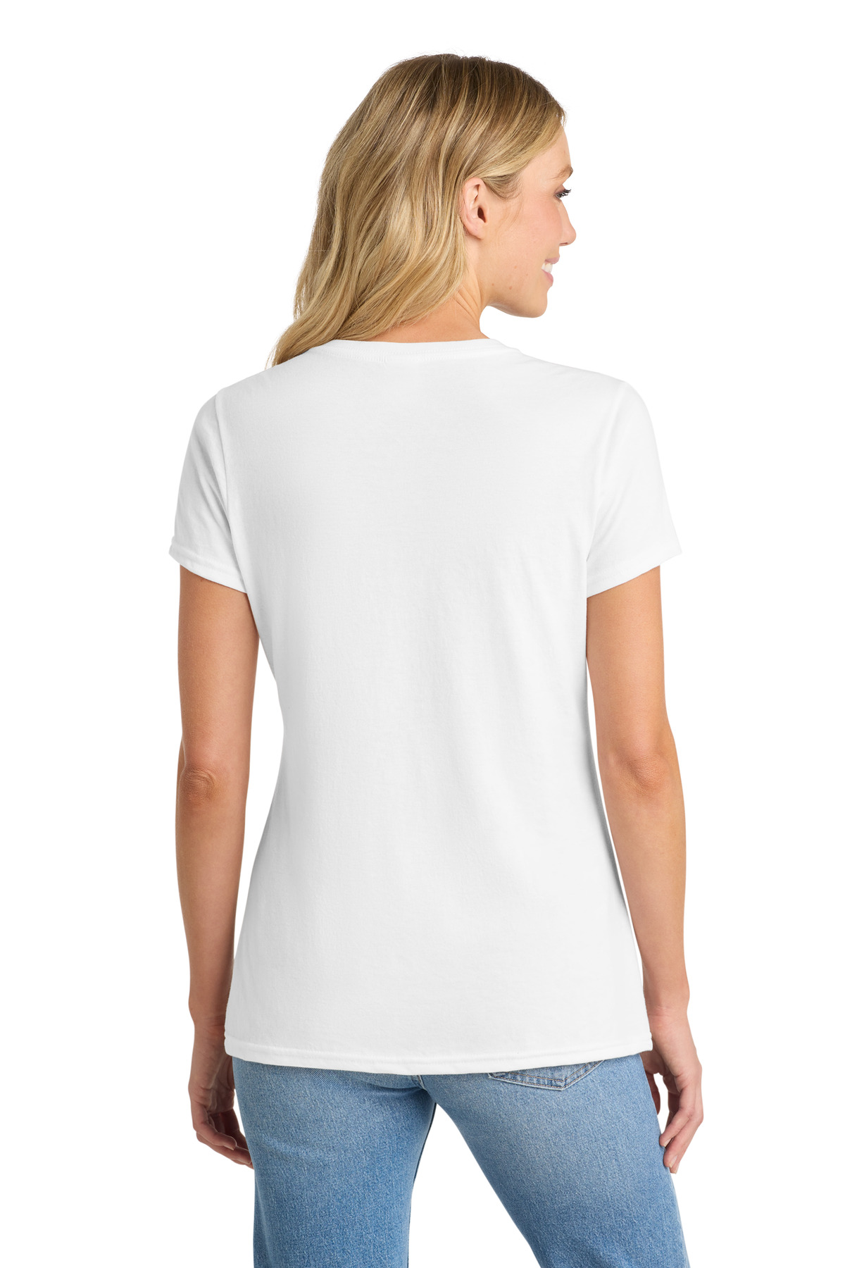 Port & Co Women's Fan Favorite Blend V-Neck Tee. LPC455V 11