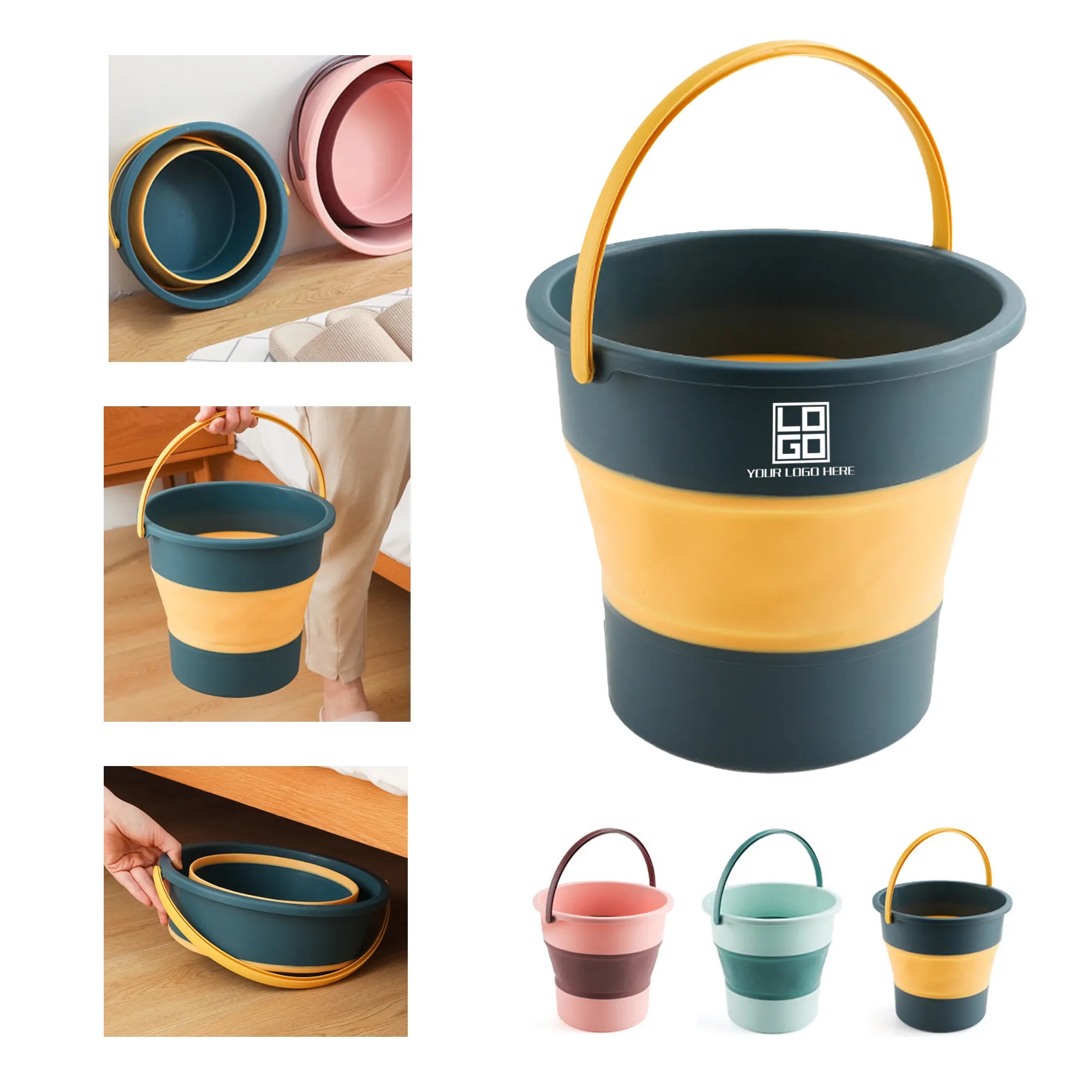 Outdoor Camping Folding Bucket 4