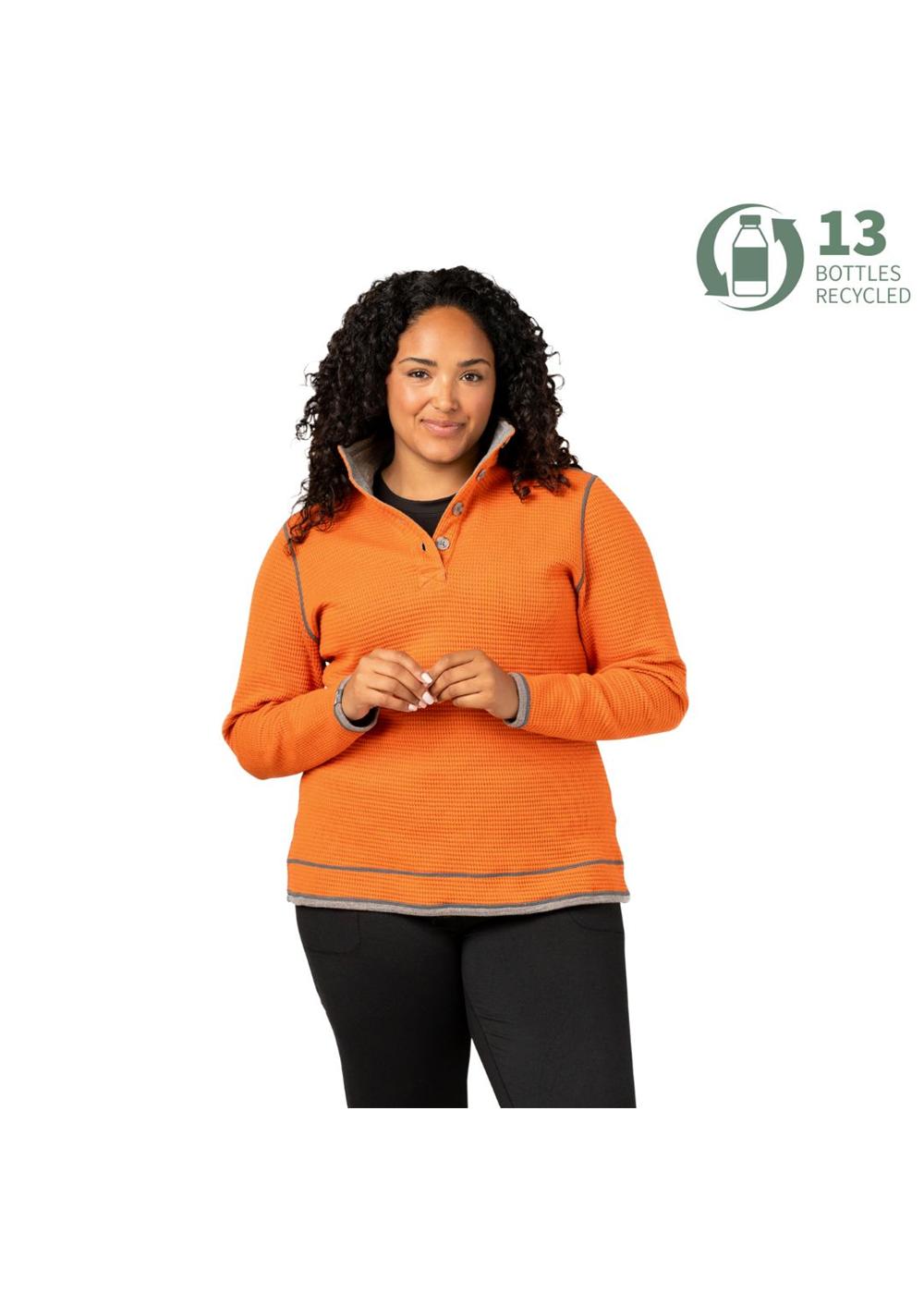 Storm Creek Women's Maverick Waffle Knit Button Up 32