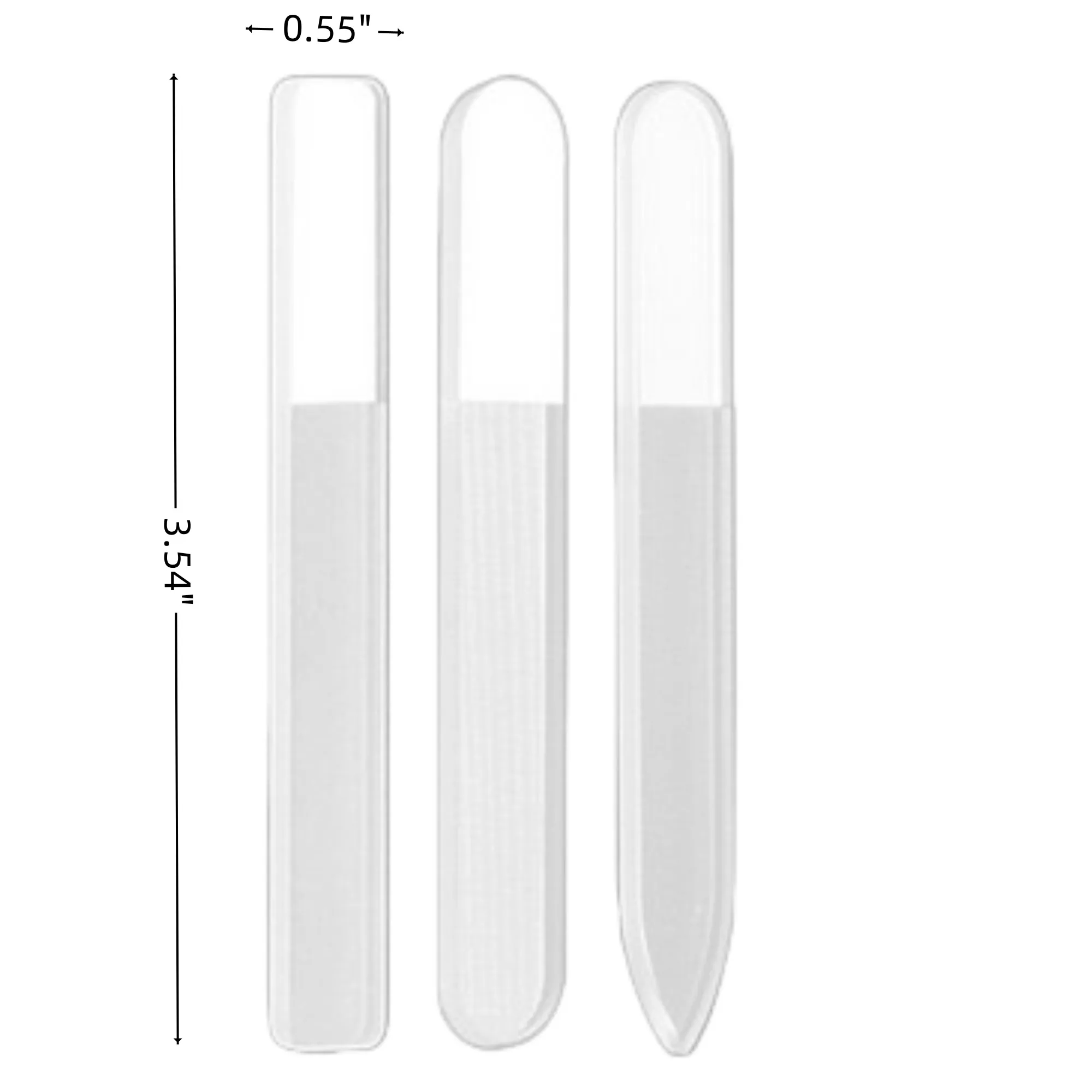 Reusable Glass Nail File Double-Sided Buffer Polisher 3
