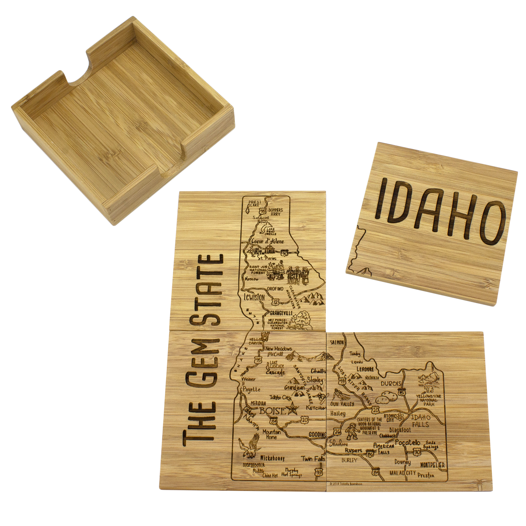 Idaho Puzzle Coaster Set 15