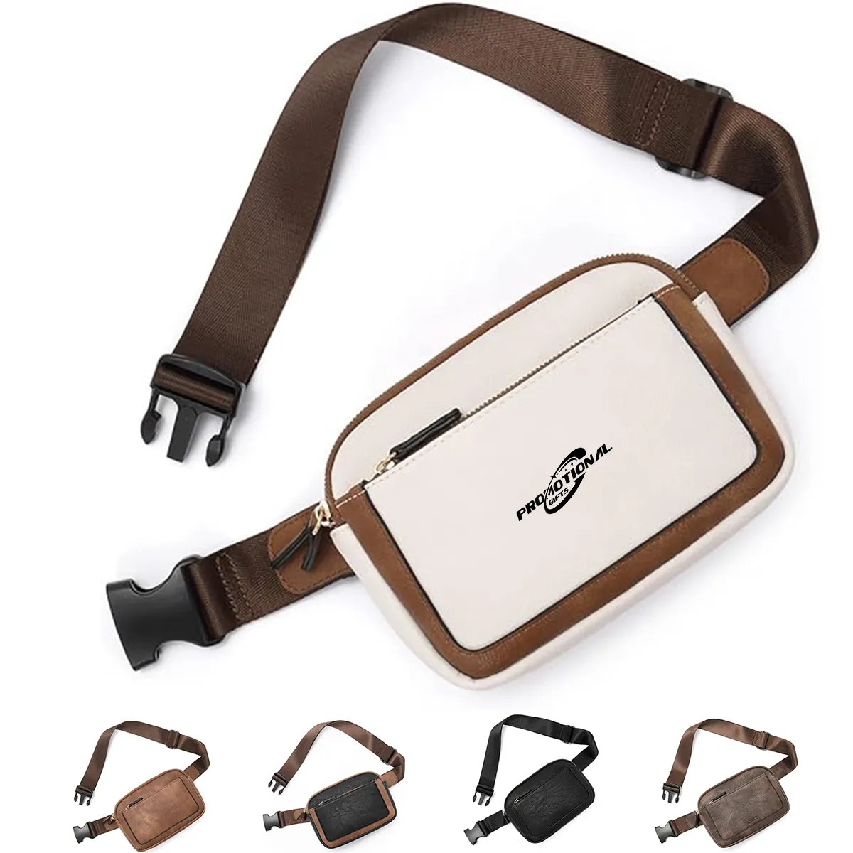 Vegan Leather Crossbody Waist Belt Bag 6