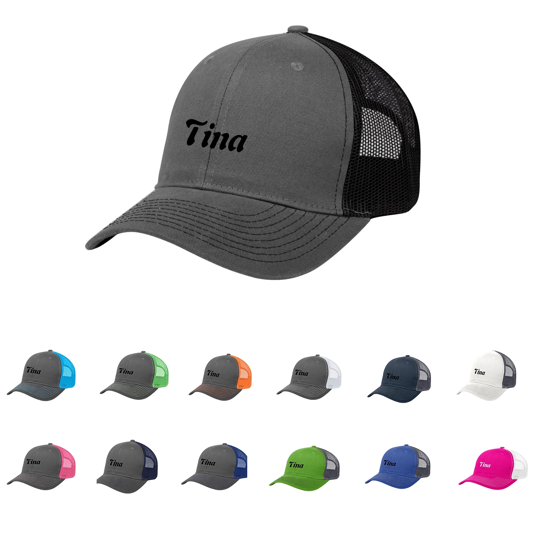Cotton Twill Mesh Back Cap 1