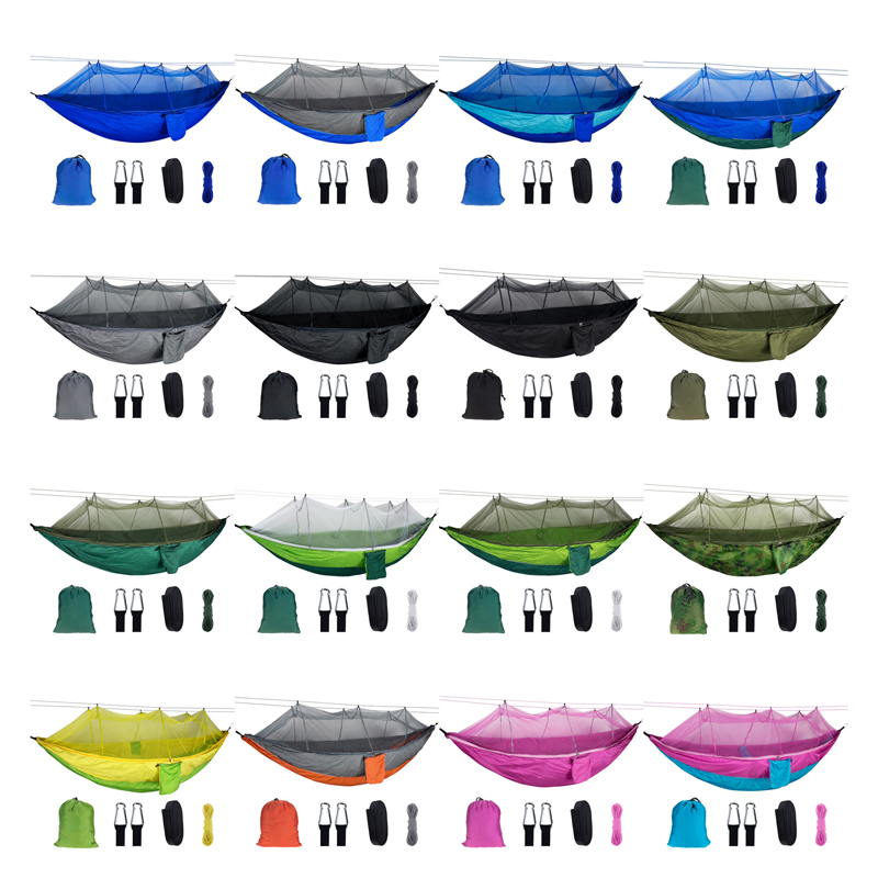 Custom Camping Portable Hammock w/Mosquito Net 8