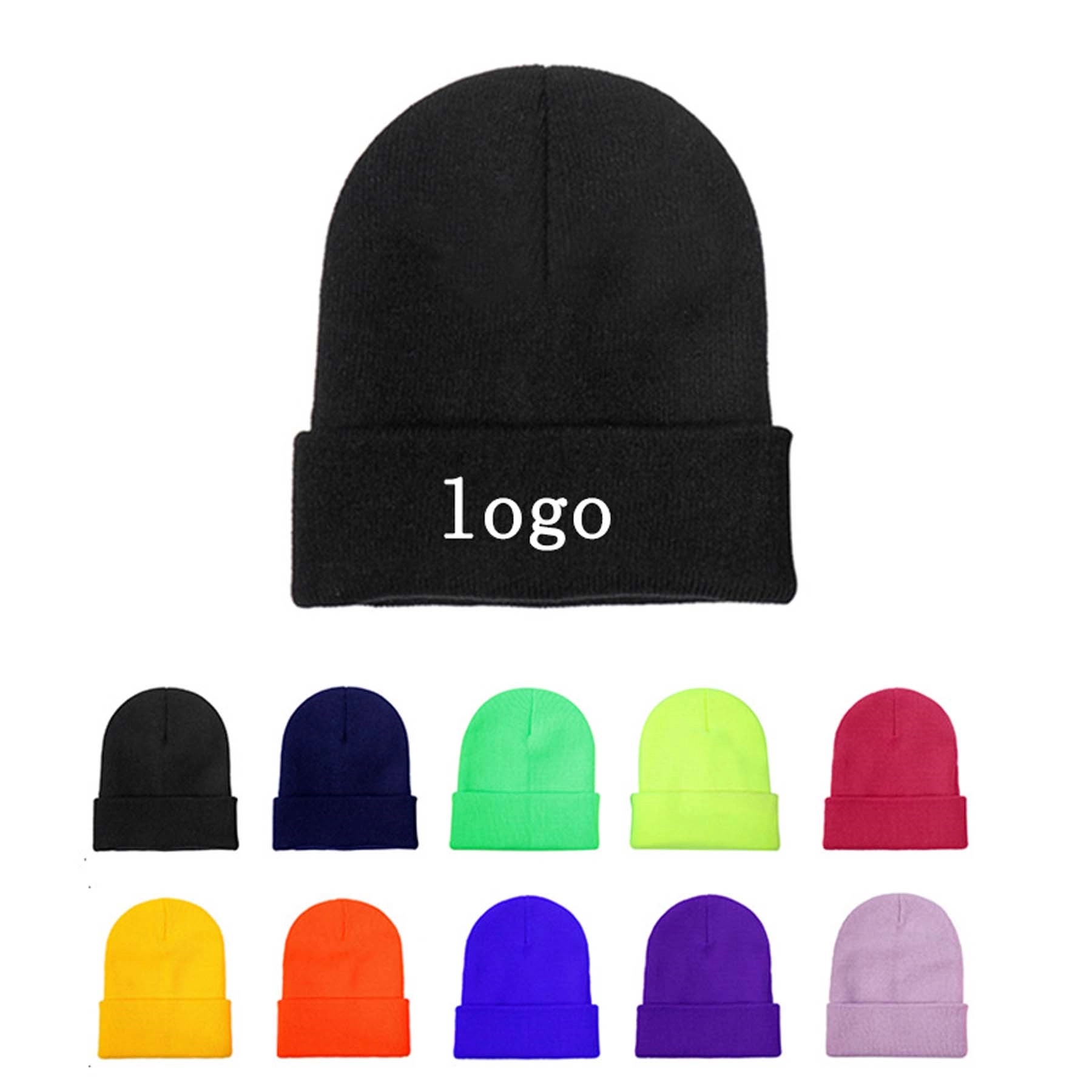 Solid Color Knitted Hat 3