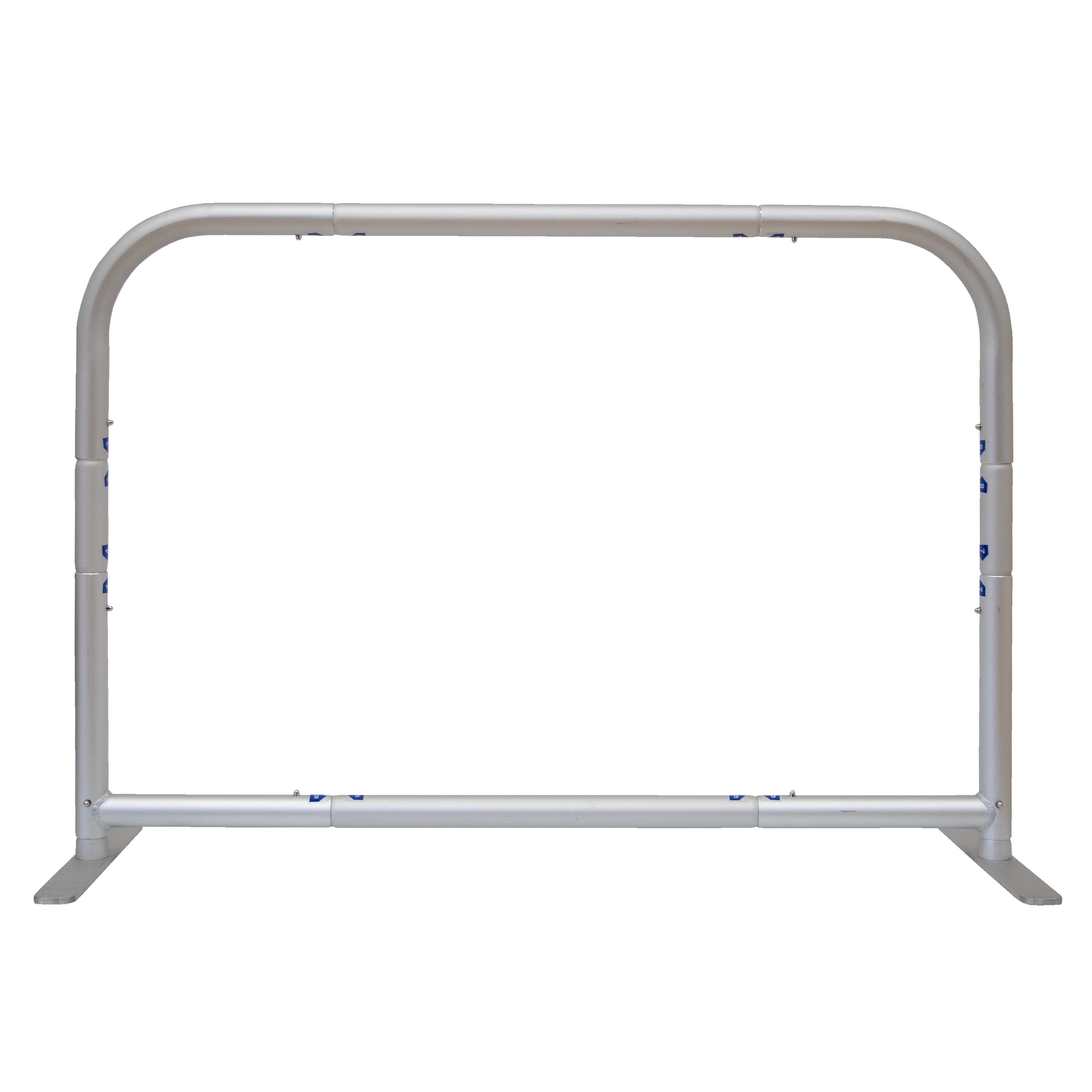 3'W x 2'H EuroFit™ Tabletop Straight Wall Hardware 3
