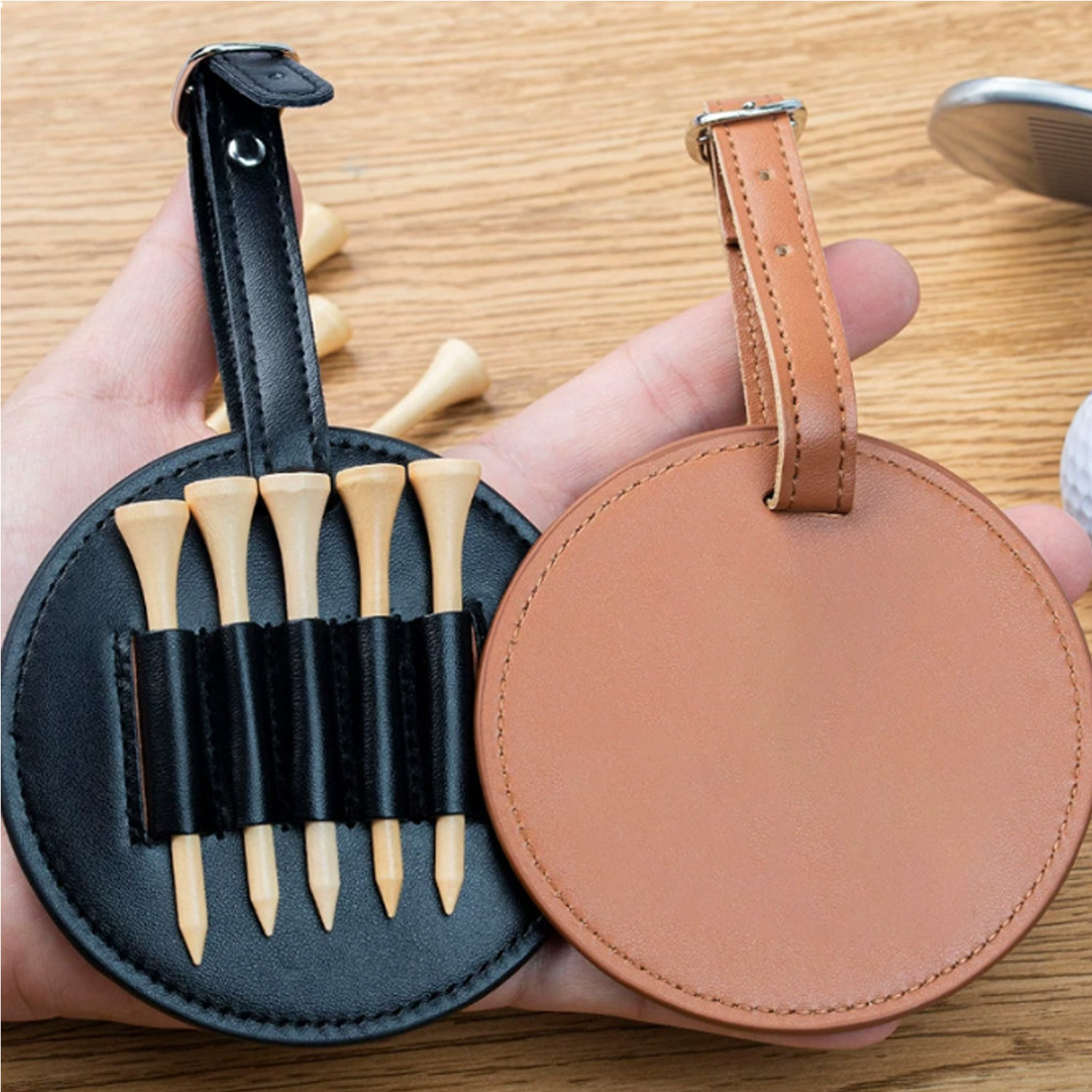 Golf Nail Storage Leather Case 3