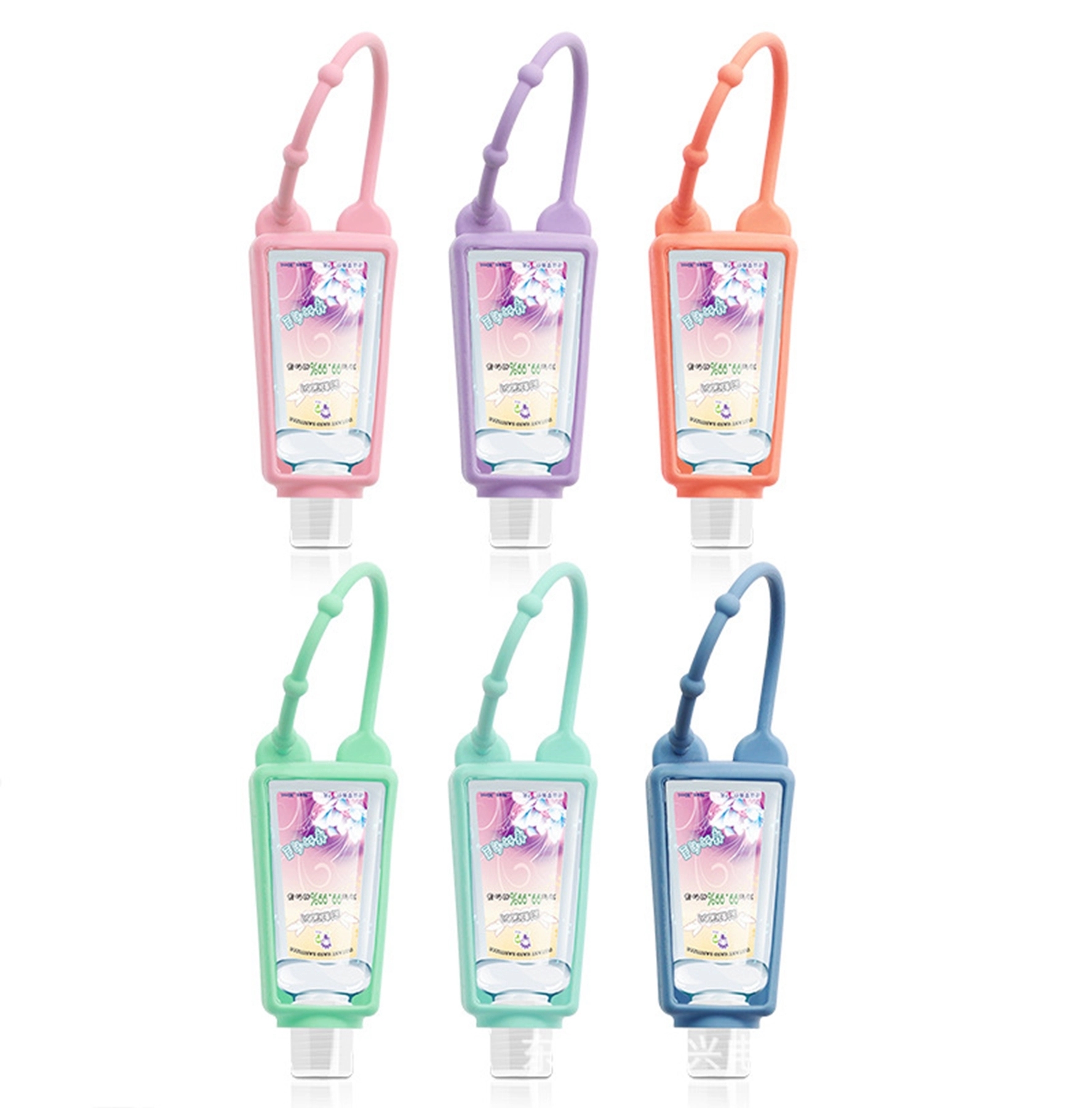 Two-sided Ventilated 30ml Silicone Case for Sanitizer 3