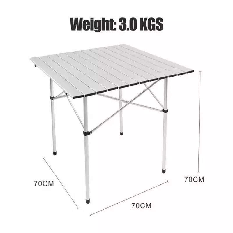 Basics Classic Tv Camping Folding Trays With Storage Rack 4
