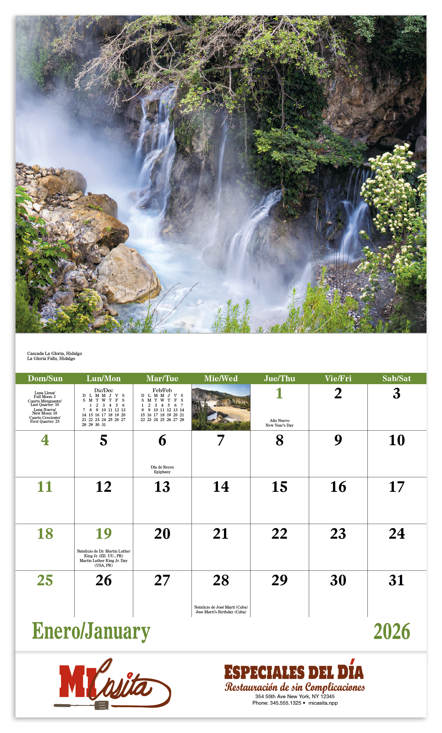 Good Value™ Mexico - Stapled Calendar 45