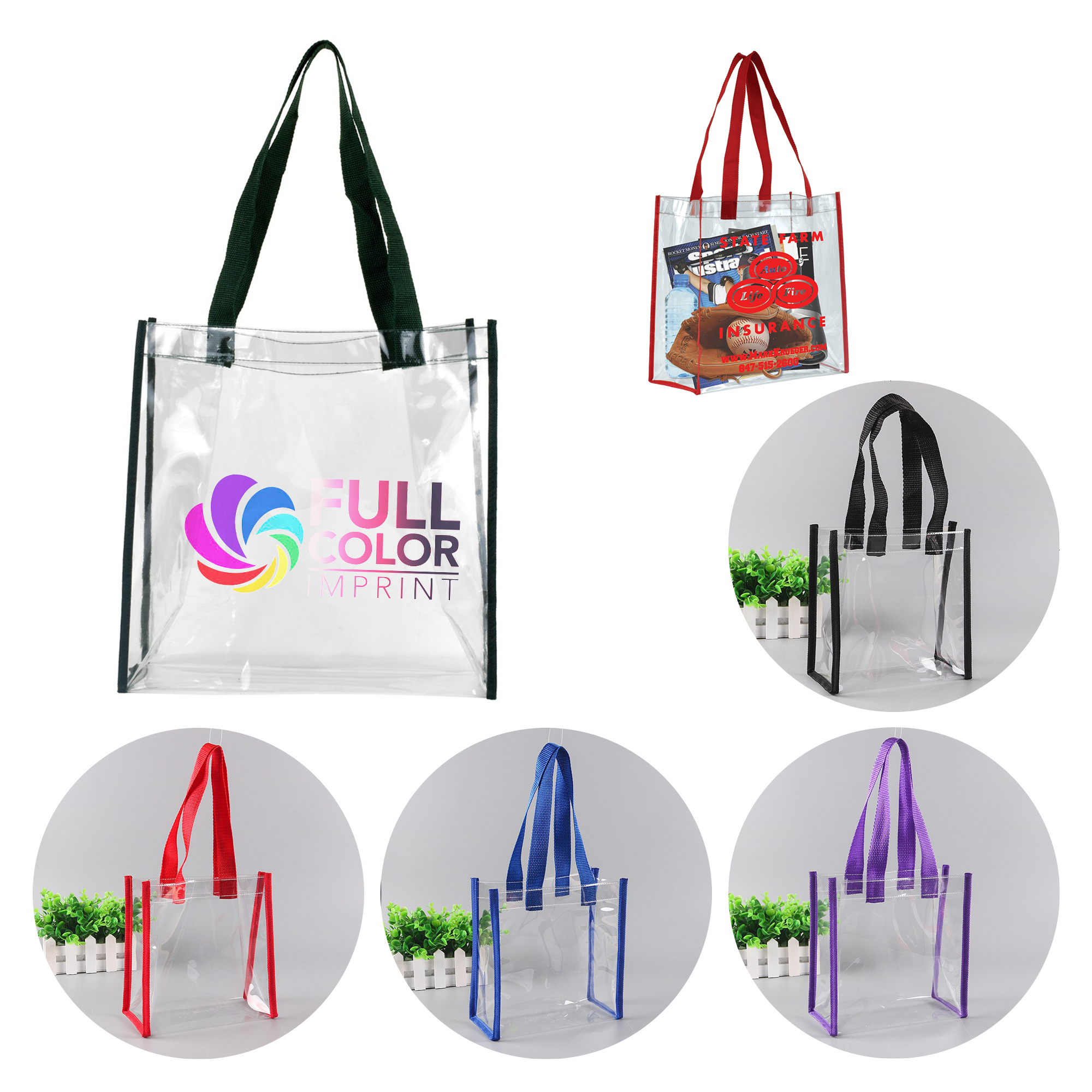 MOQ 50pcs Vinyl Carryall Bag 2