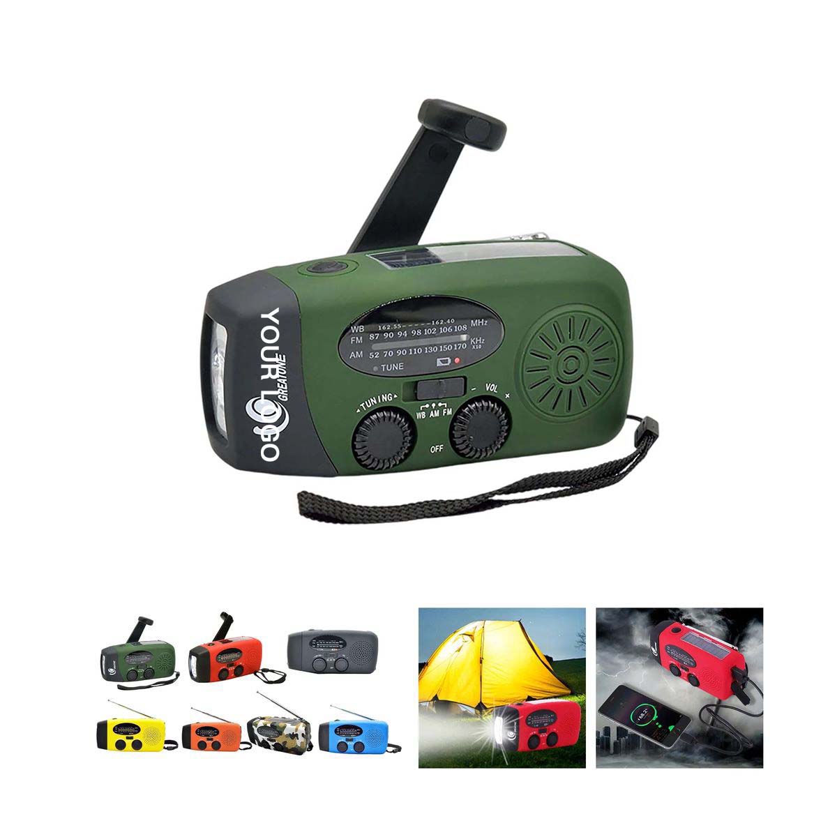 AM FM NOAA Emergency Radio with Rechargeable Battery 3