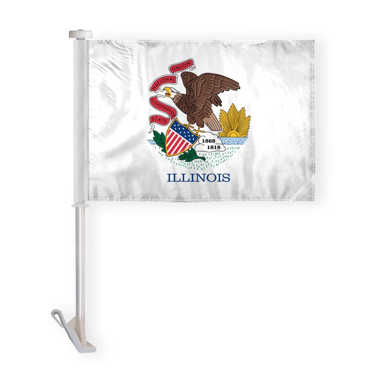12"x16" & 10.5"x15" Illinois Car Flags 3