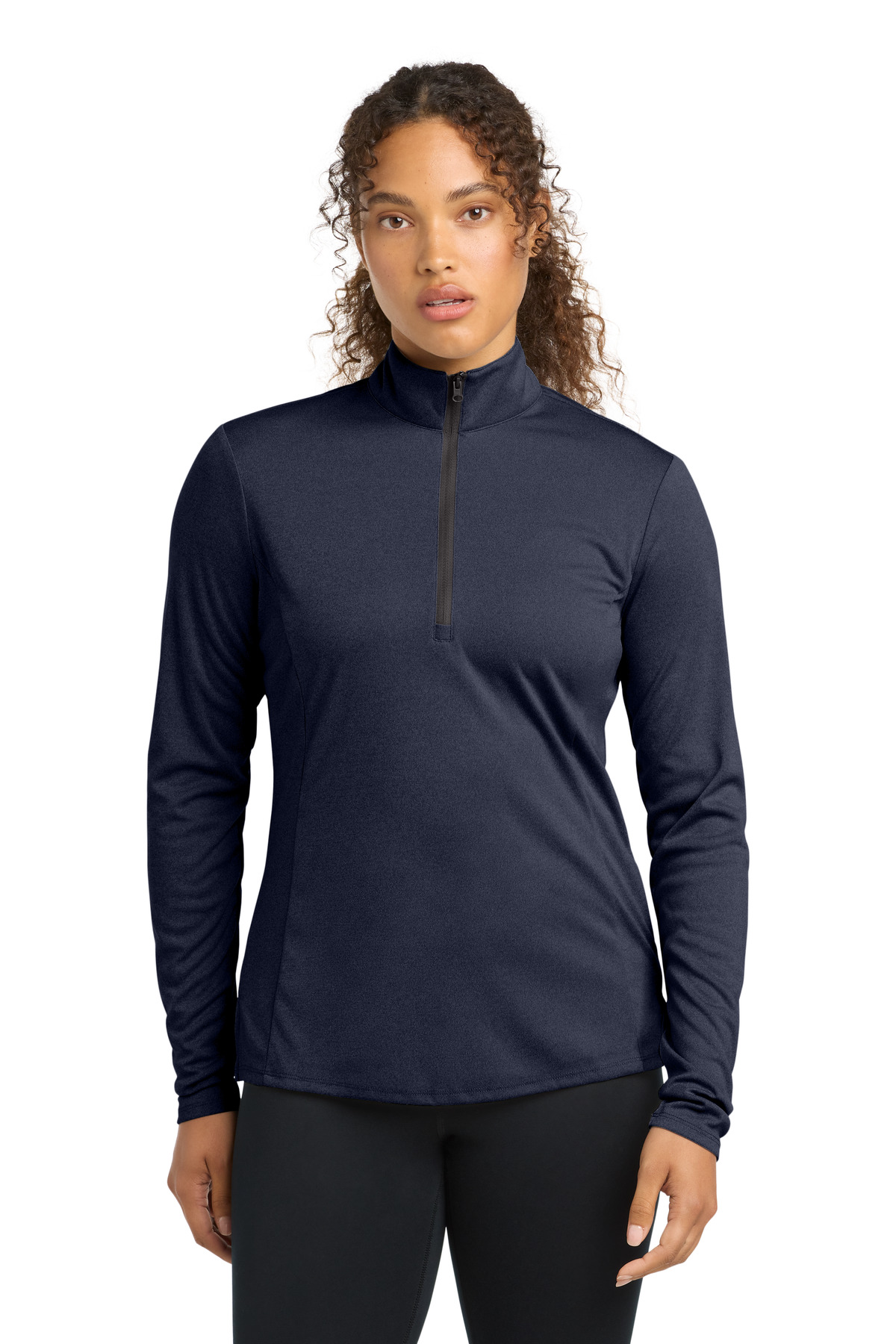 Sport-Tek Women's Endeavor 1/2-Zip Pullover. LST469, custom hoodie or sweatshirt with logo imprint 5