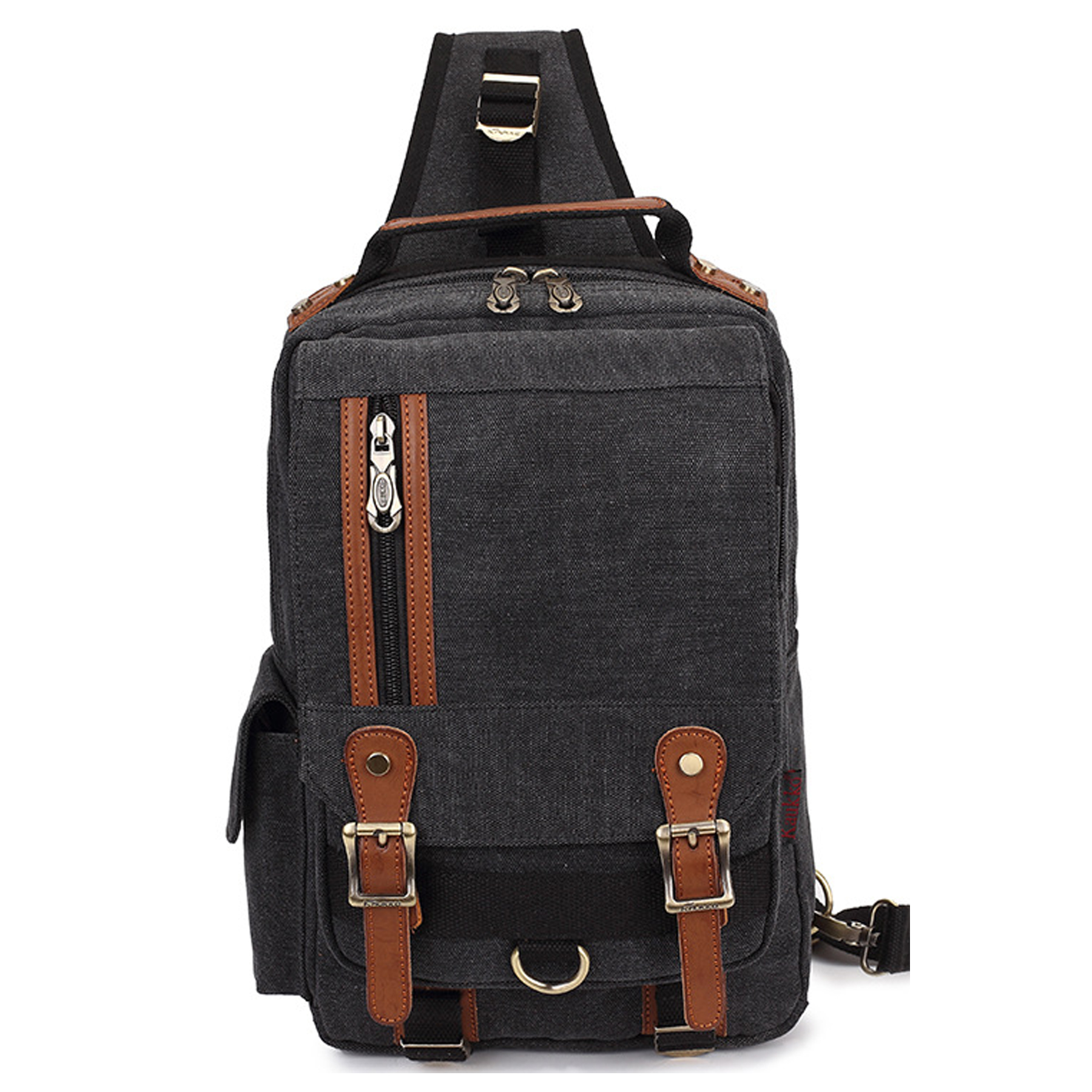 Travel and Hiking Canvas Sling Backpack 5