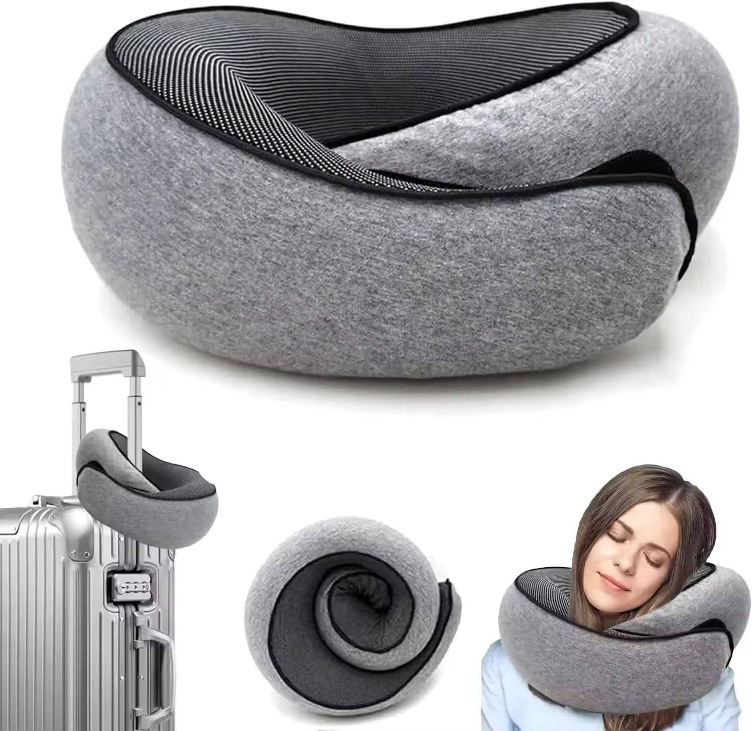 Memory Foam Travel Pillow 3