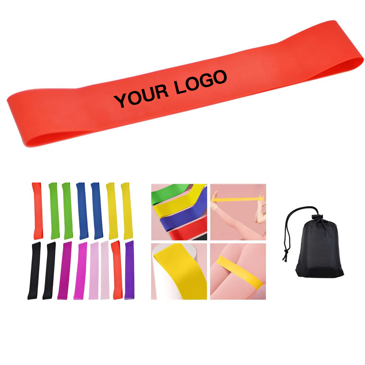 Natural Latex Resistance Bands for Fitness Training 2