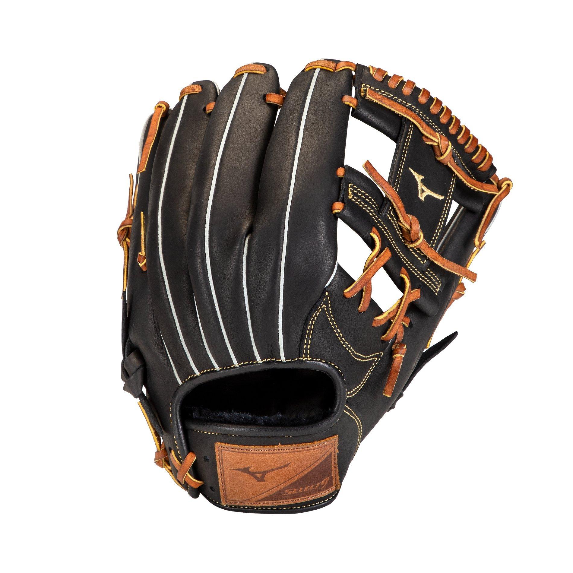 Select 9 Infield Baseball Glove 11.25", Deep 3 Web, BioSoft Leather, Center Pocket Design 4